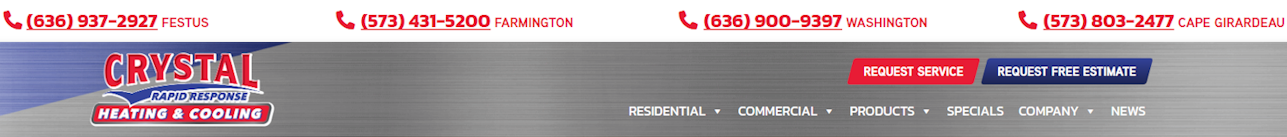 Crystal Heating and Cooling